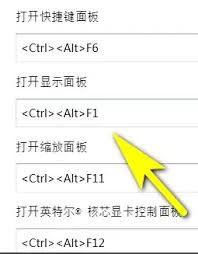 n卡驱动快捷键有哪些