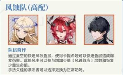 鸣潮卡提希娅阵容怎么搭配 鸣潮卡提希娅队伍配置推荐