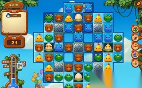 开心消消乐 582关通关攻略