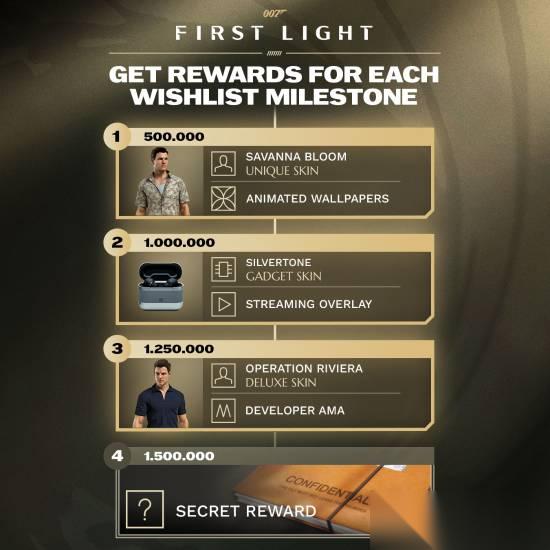 007 曙光初现 愿望单超125万 官方赠送豪华皮肤
