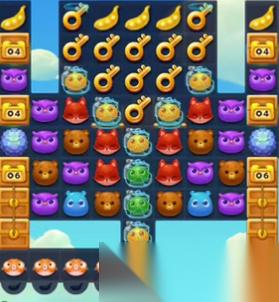 开心消消乐 1361关通过攻略