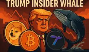 今日最佳加密货币：随着“特朗普内幕鲸鱼”空头仓位增至 4.85 亿美元，BTC 面临新一轮抛售压力——狗狗币 (DOGE) 和 Tapzi 成为顶级山寨币