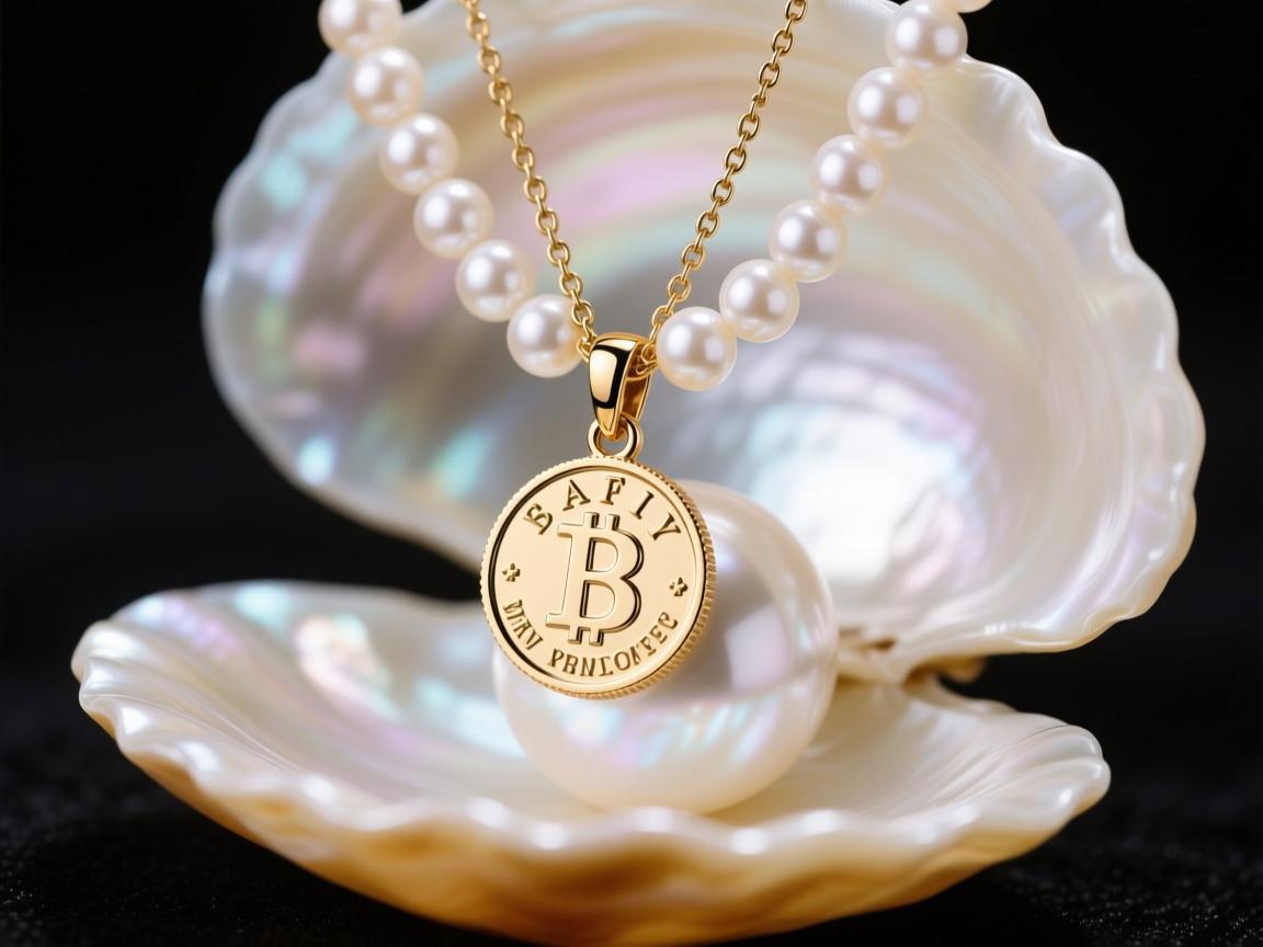 安铂洛利许愿币吊坠珍珠项链，藏在珍珠里的温柔魔法