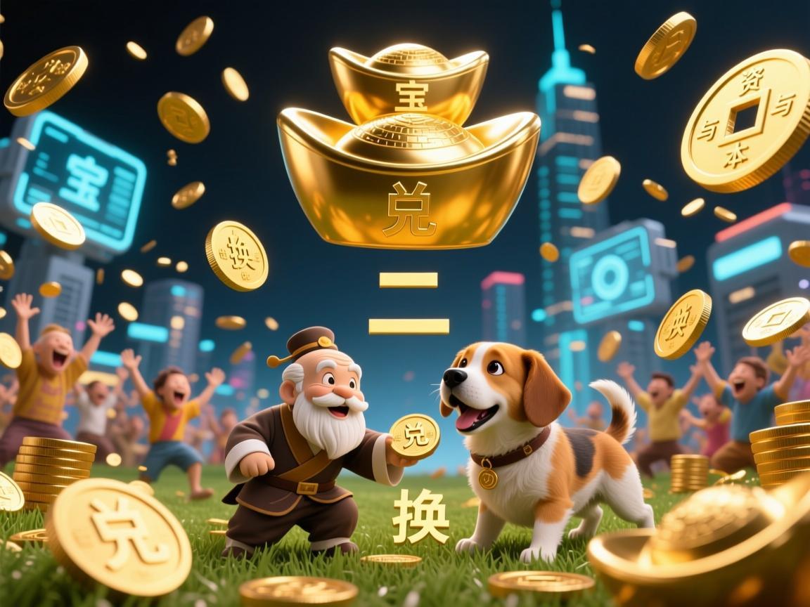 宝二爷狗狗币兑换，一场草根狂欢与资本博弈的缩影
