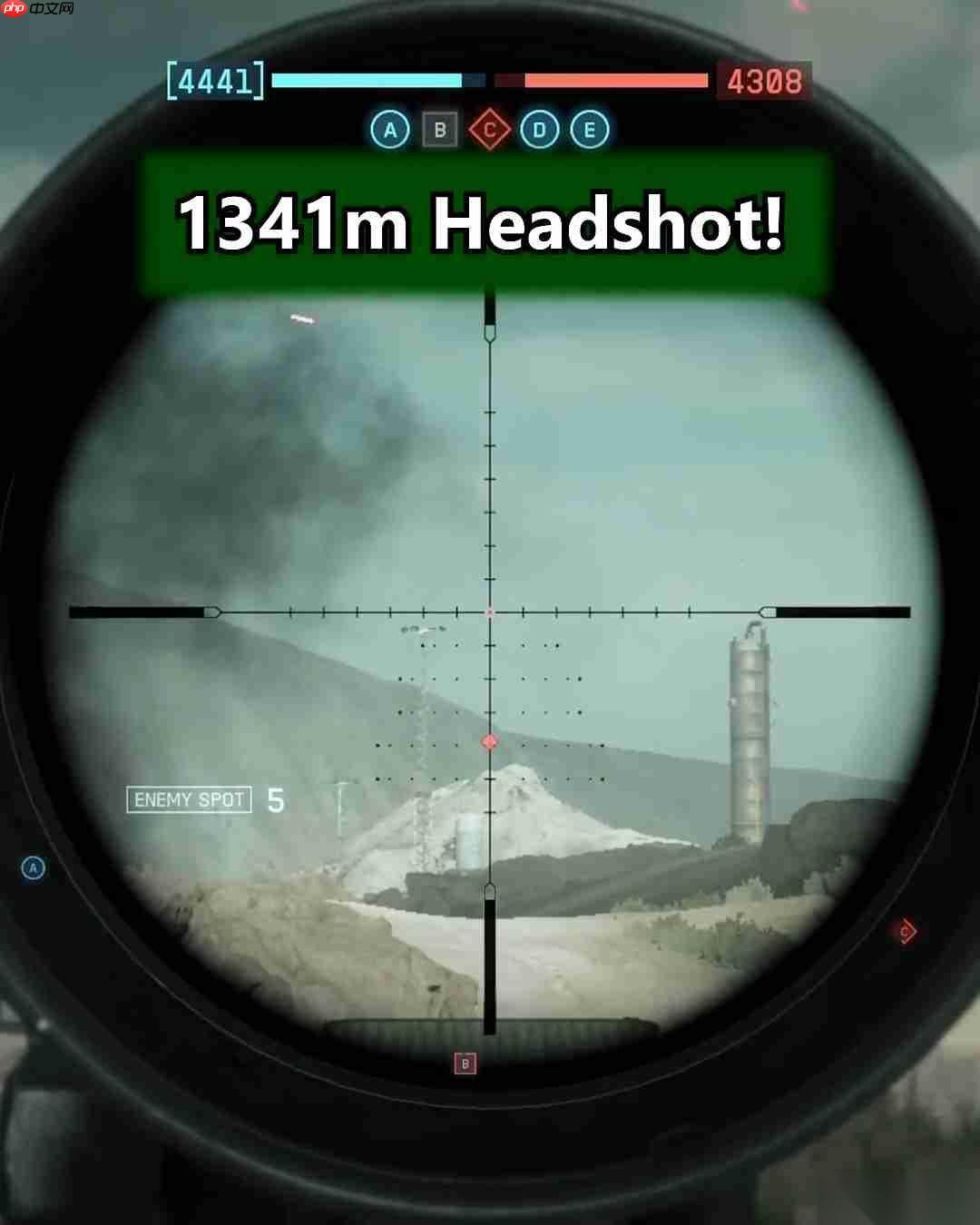 1341米 战地6 玩家创造世界最远距离狙杀