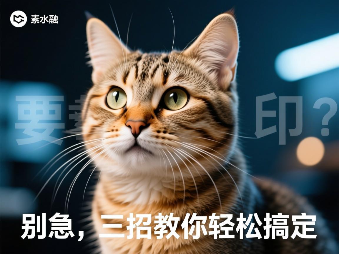 猫猫meme素材下载后有水印？别急，三招教你轻松搞定