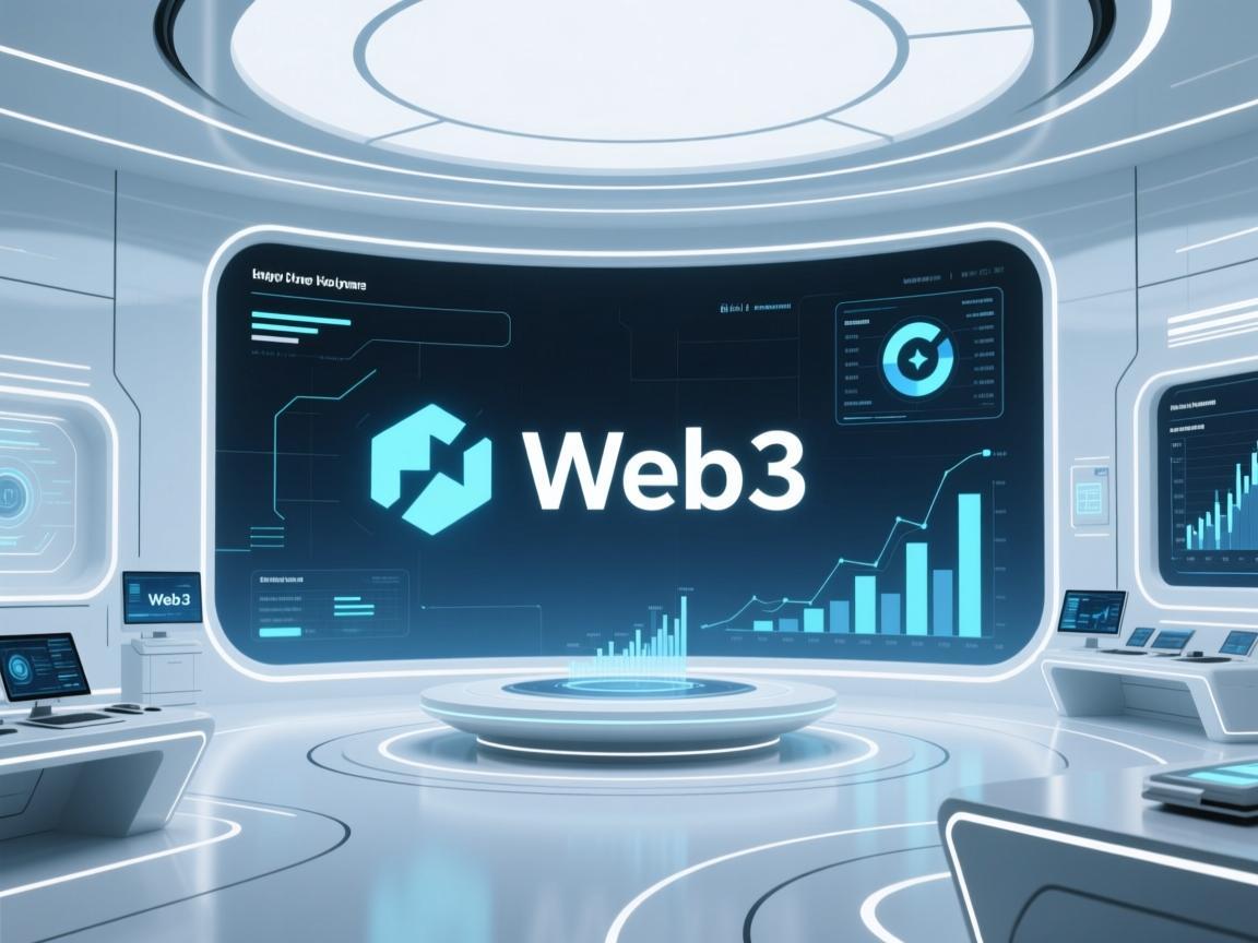 Web3背景图，简约干净的未来美学