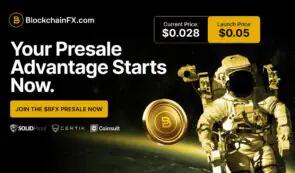 BlockchainFX ($BFX) 以 980 万美元的融资额确认为顶级加密货币预售，击败 Mutuum Finance 和 Maxi Doge