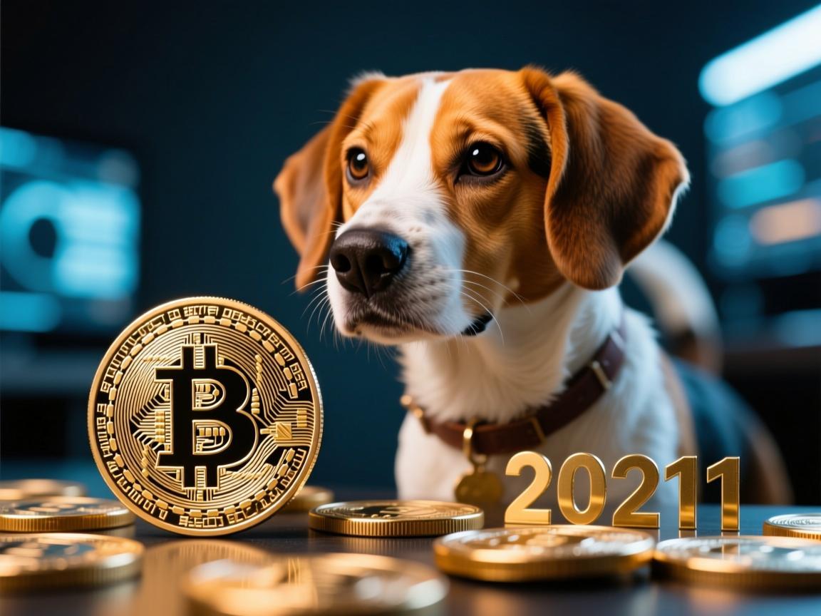 狗狗币2021年最低价，从狂热到回调的加密货币缩影