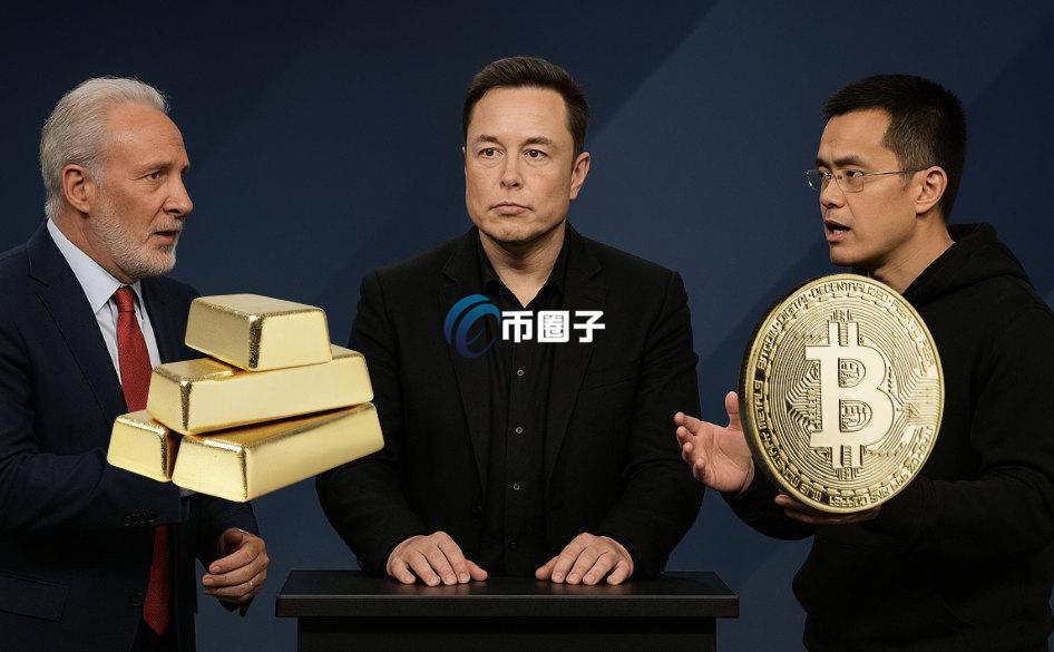 Peter Schiff与赵长鹏将在迪拜币安区块链周辩论比特币和代币化黄金！马斯克做主持人呼声最高
