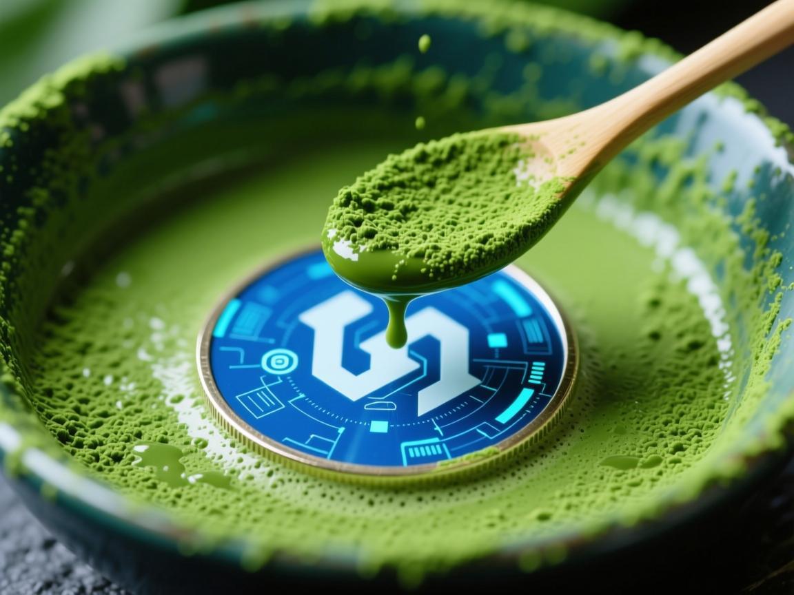 当抹茶的绿意邂逅币安的蓝，一场味觉与数字的奇妙碰撞