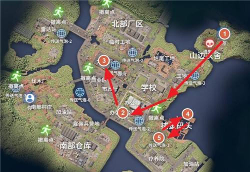 逃离鸭科夫农场镇清图路线