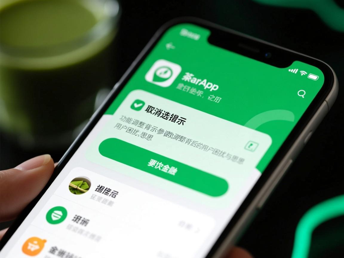 抹茶App取消自选提示参数错误，功能调整背后的用户困扰与反思