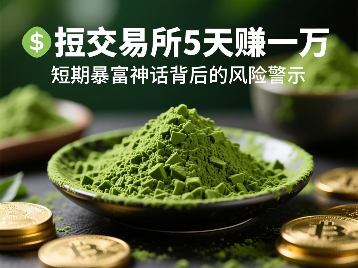 抹茶交易所5天赚一万，短期暴富神话背后的风险警示