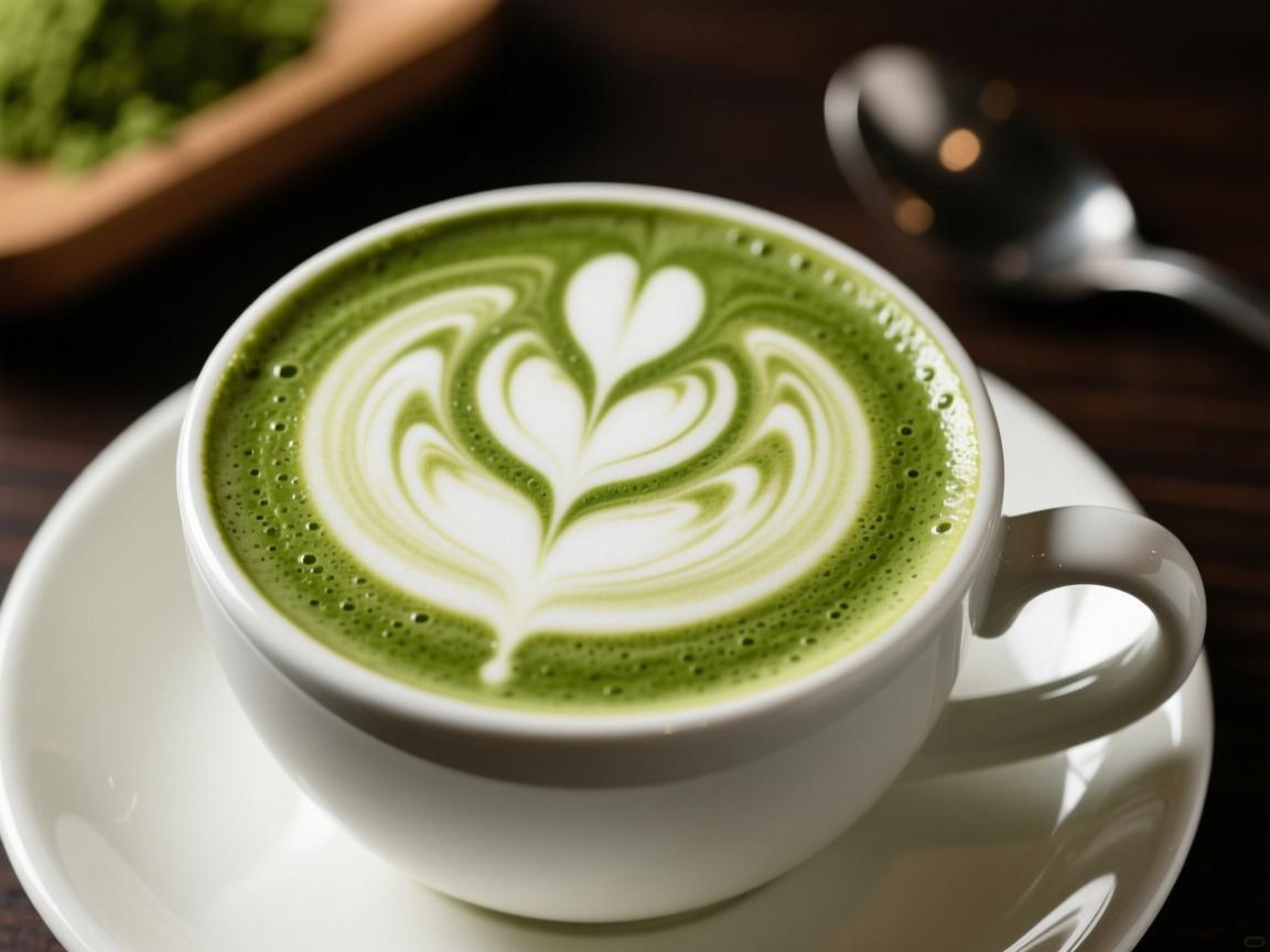 当抹茶奶盖遇上AI文案，一张图片引爆味蕾与灵感