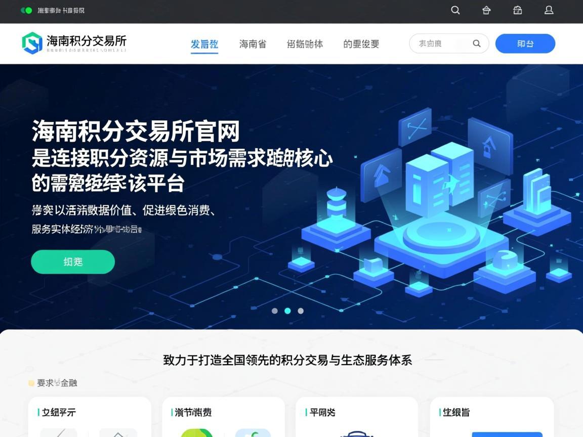 海南积分交易所官网作为海南省创新驱动发展的重要数字化平台，是连接积分资源与市场需求的核心枢纽。该平台以激活数据价值、促进绿色消费、服务实体经济为宗旨，致力于打造全国领先的积分交易与生态服务体系