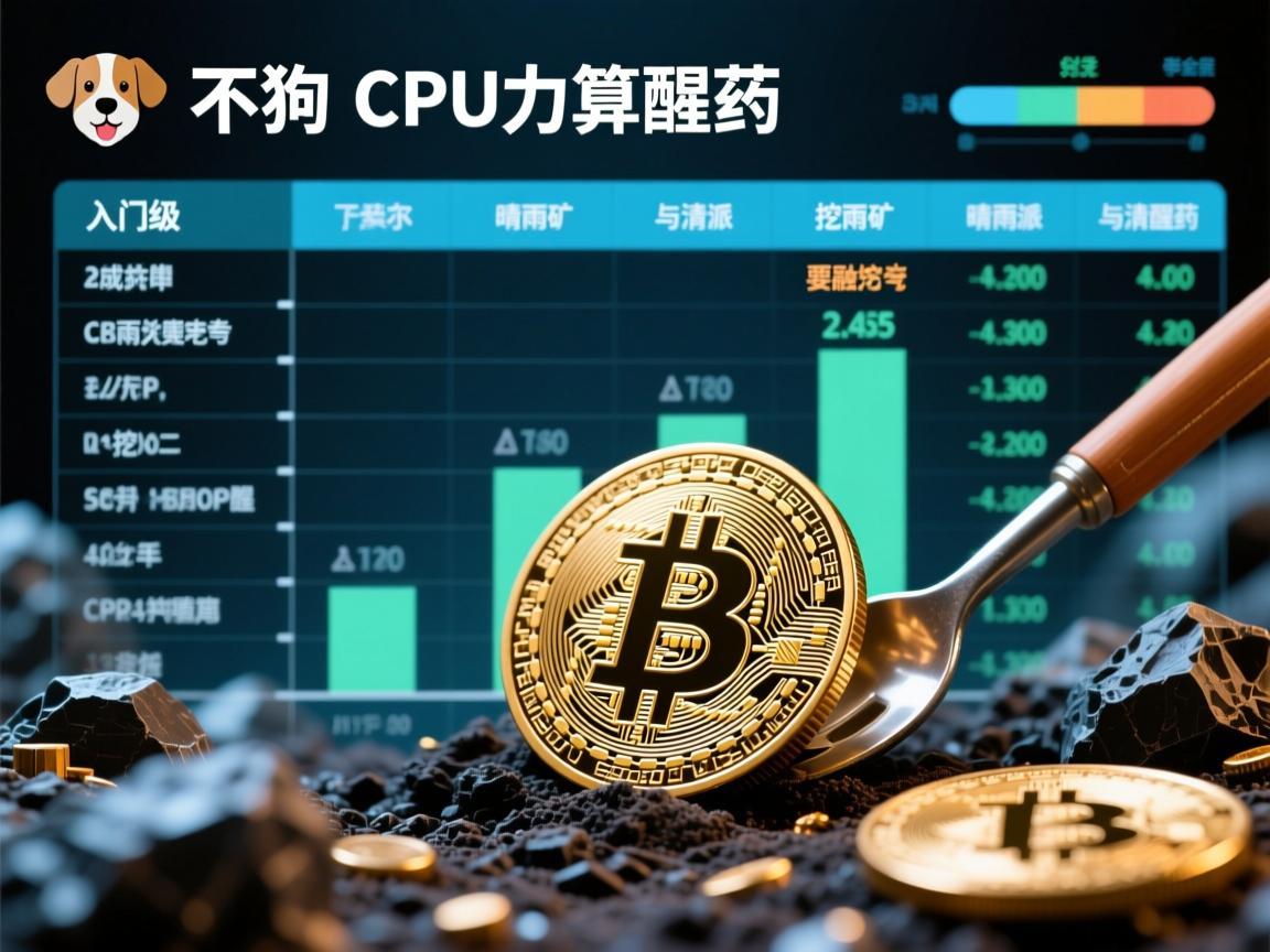 挖狗狗币CPU算力表，入门级挖矿的晴雨表与清醒剂