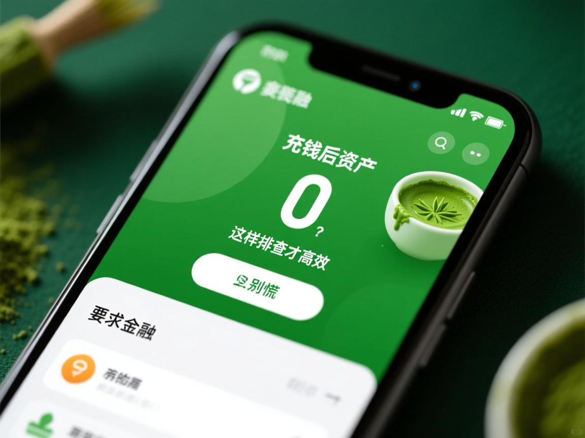 抹茶APP充钱后资产显示0 别慌，这样排查才高效