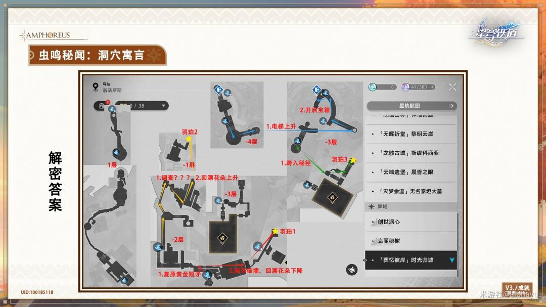 崩坏星穹铁道虫鸣秘闻洞穴寓言成就攻略