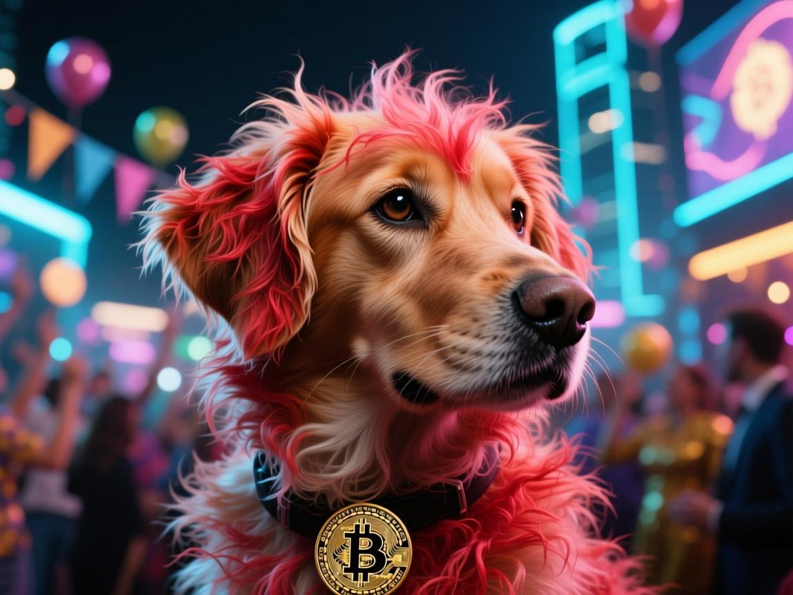 狗狗币边脱毛发红，当虚拟狂欢遇上现实焦灼