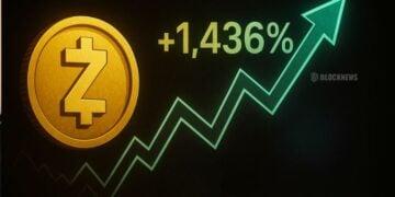 Zcash 在市场暴跌之际暴涨 1436%。完全私有的 ZEC 交易将于下周在 Zashi 平台进行。