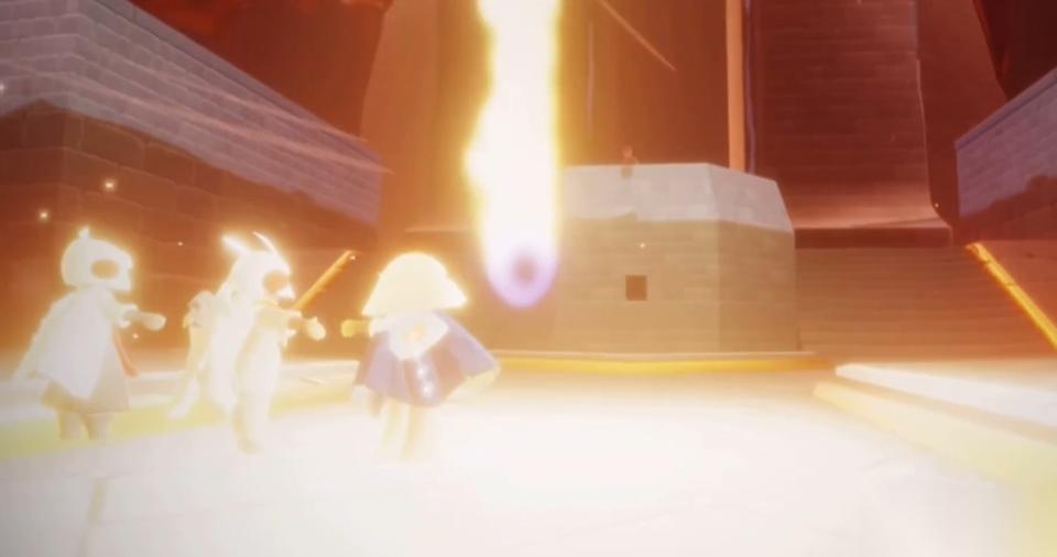 光遇霞谷桥对面的星门怎么开