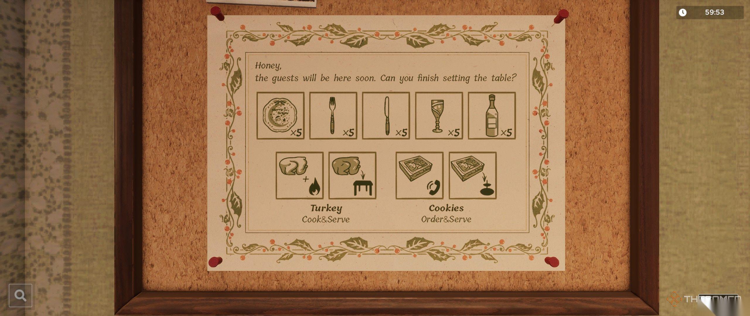 怎么在 逃离模拟器2 圣诞夜关卡中烹饪火鸡并订购饼干