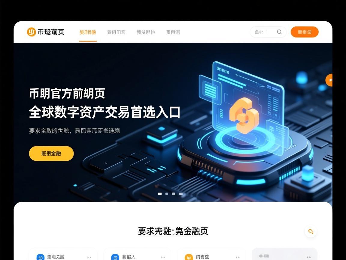币安官方网首页，全球数字资产交易的首选入口