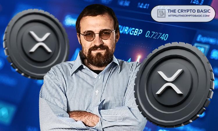 Cardano创始人表示，XRP的上涨只是回归其应有的价格区间，并暗示未来还有上涨空间。