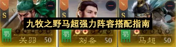 九牧之野马超强力阵容搭配指南