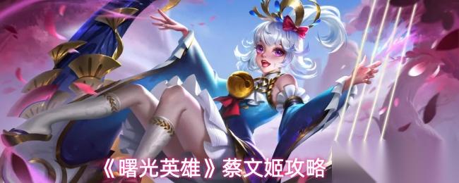 曙光英雄 蔡文姬攻略 胡笳声动，AOE爆发的法术机关枪