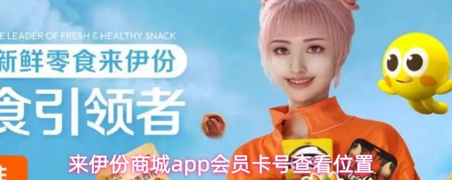 来伊份商城app会员卡号查看位置