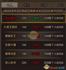无双屠龙boss系统怎么玩