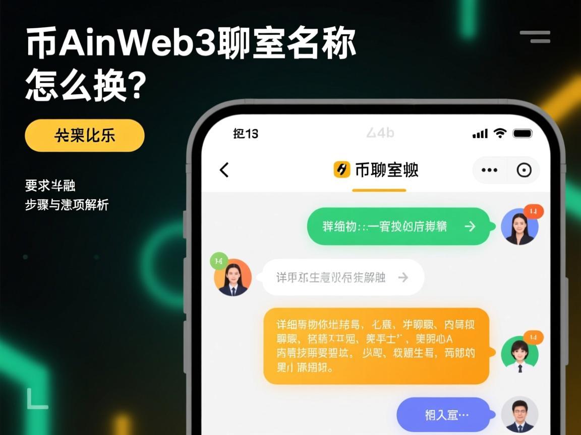 币安Web3聊天室名称怎么换 详细步骤与注意事项解析