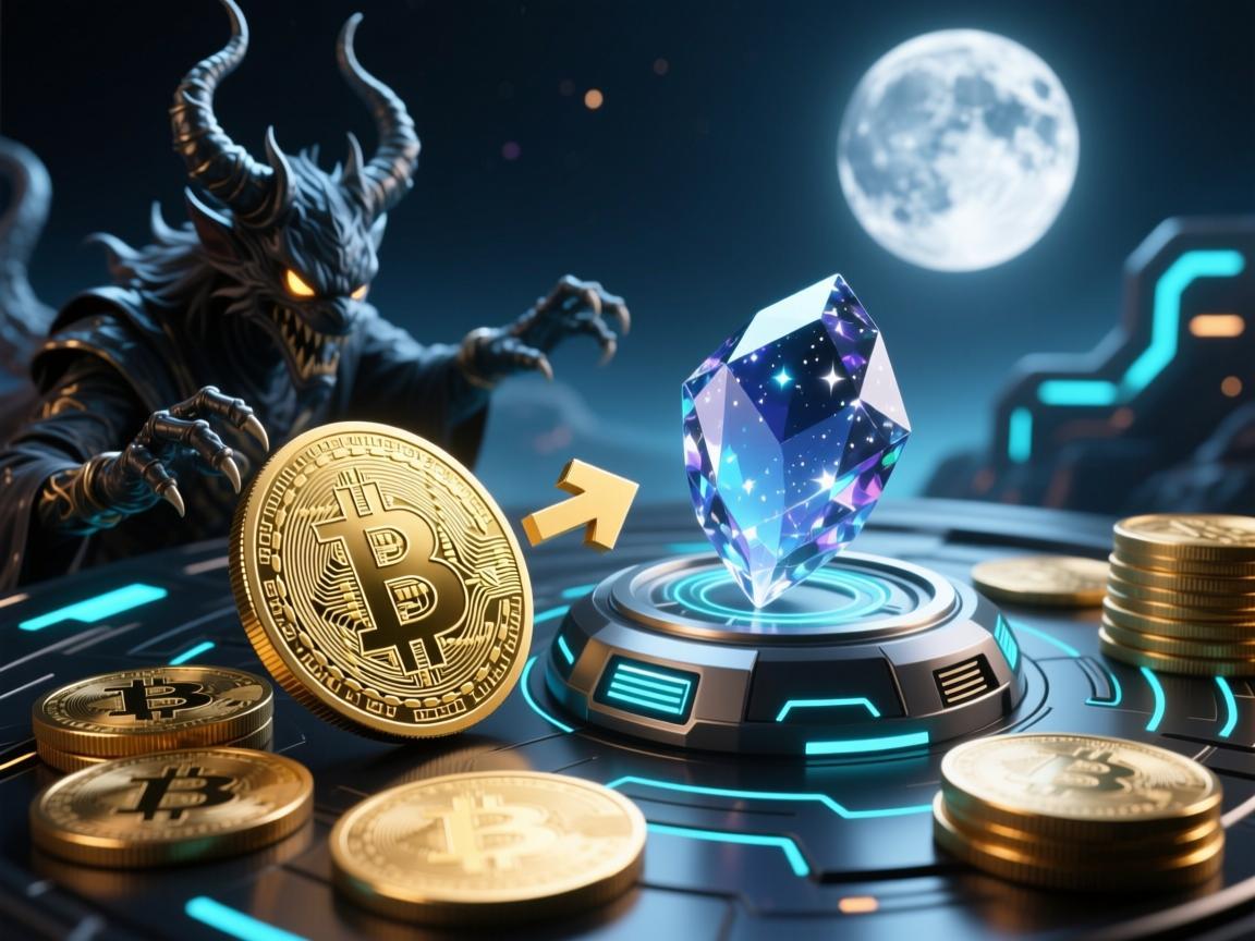 除魔安世币与月光石的兑换之道，探索虚拟世界的价值流转