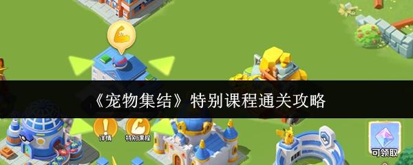 宠物集结 特别课程通关攻略