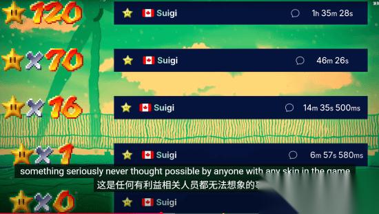 花钱求击败 超级马里奥64 速通选手打破自己的悬赏目标