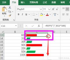 Excel数据条如何设置百分比进度条