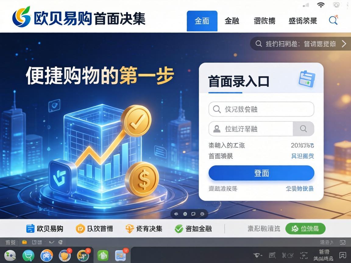欧贝易购首页登录入口，便捷购物的第一步