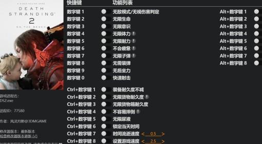 死亡搁浅2 PC版修改器下载分享