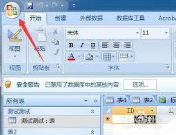 如何在access中调整数据表列宽