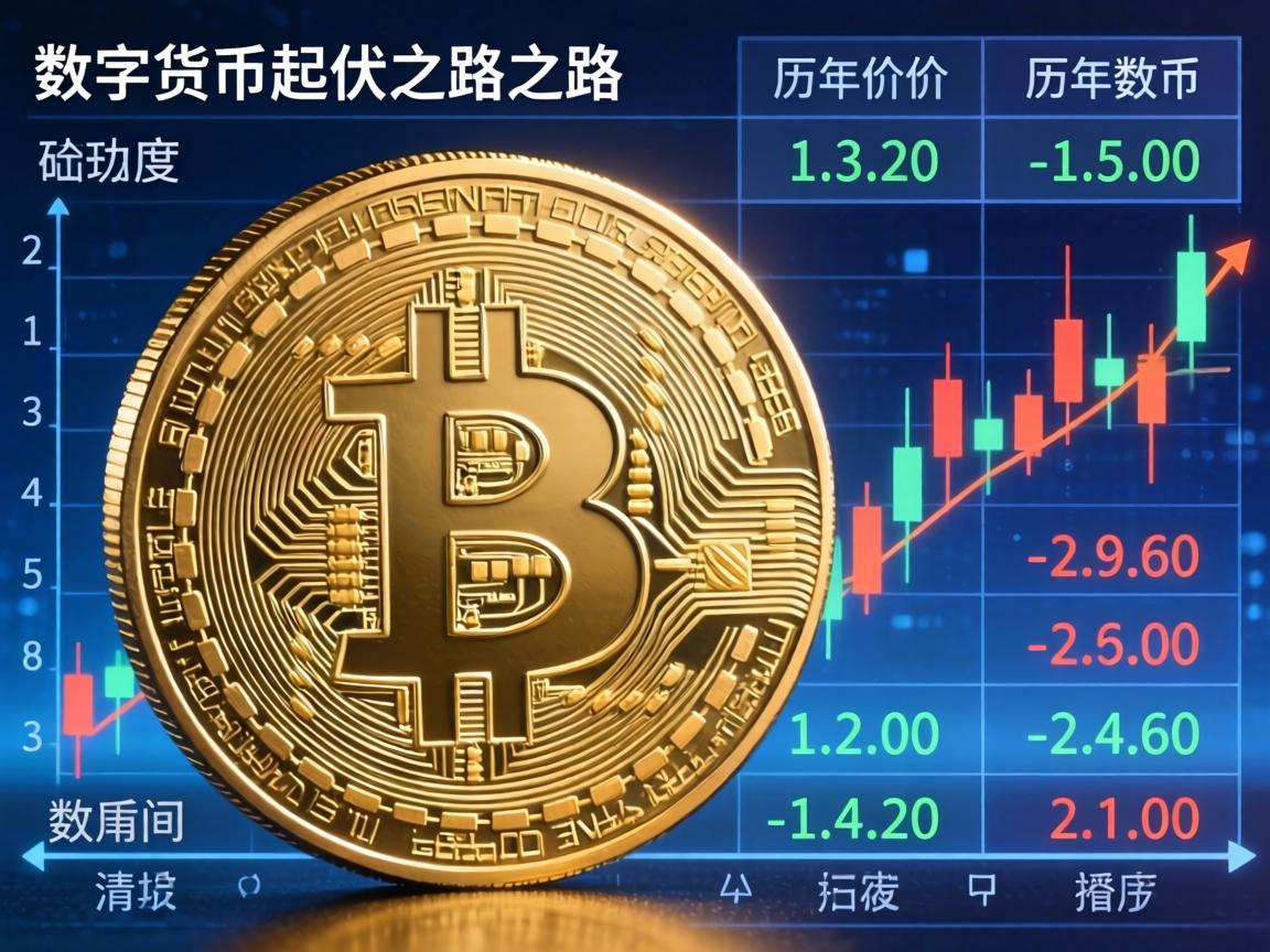 比特币历年价格表，数字货币的起伏之路
