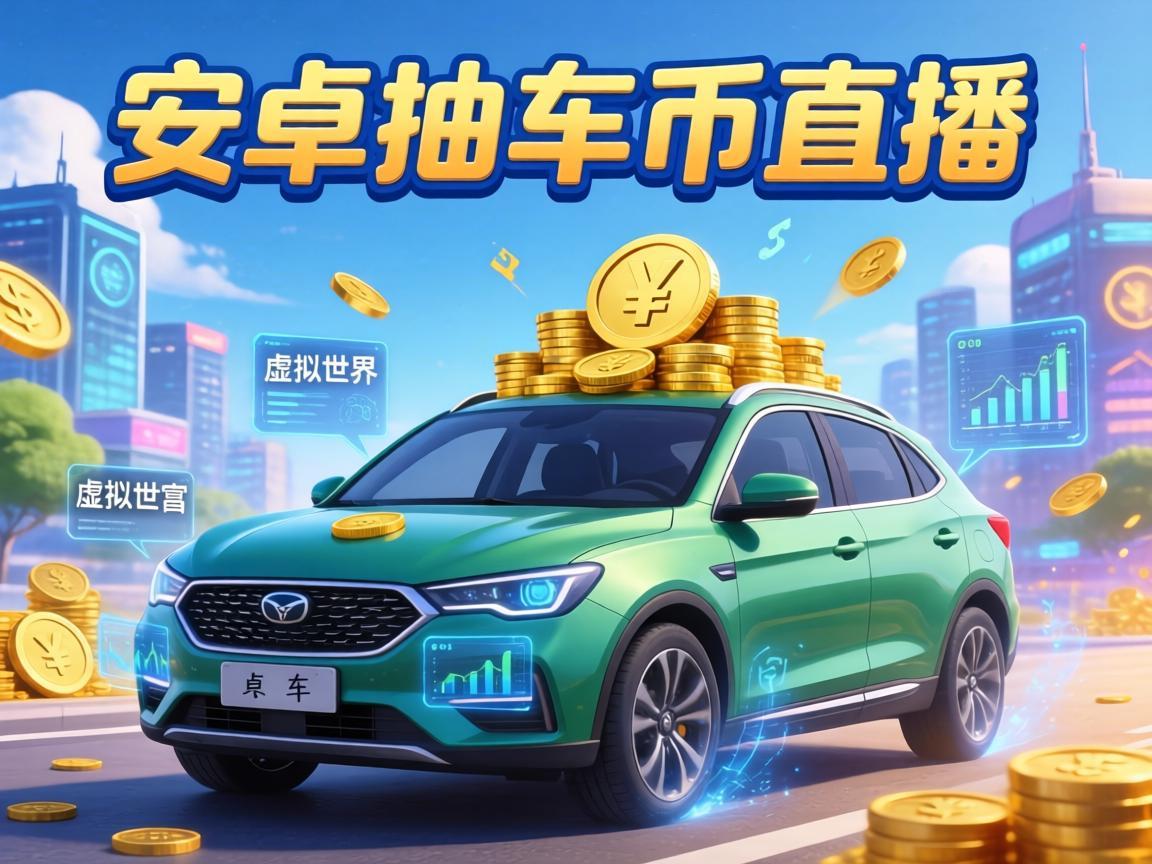 安卓抽车币直播，虚拟世界的财富游戏