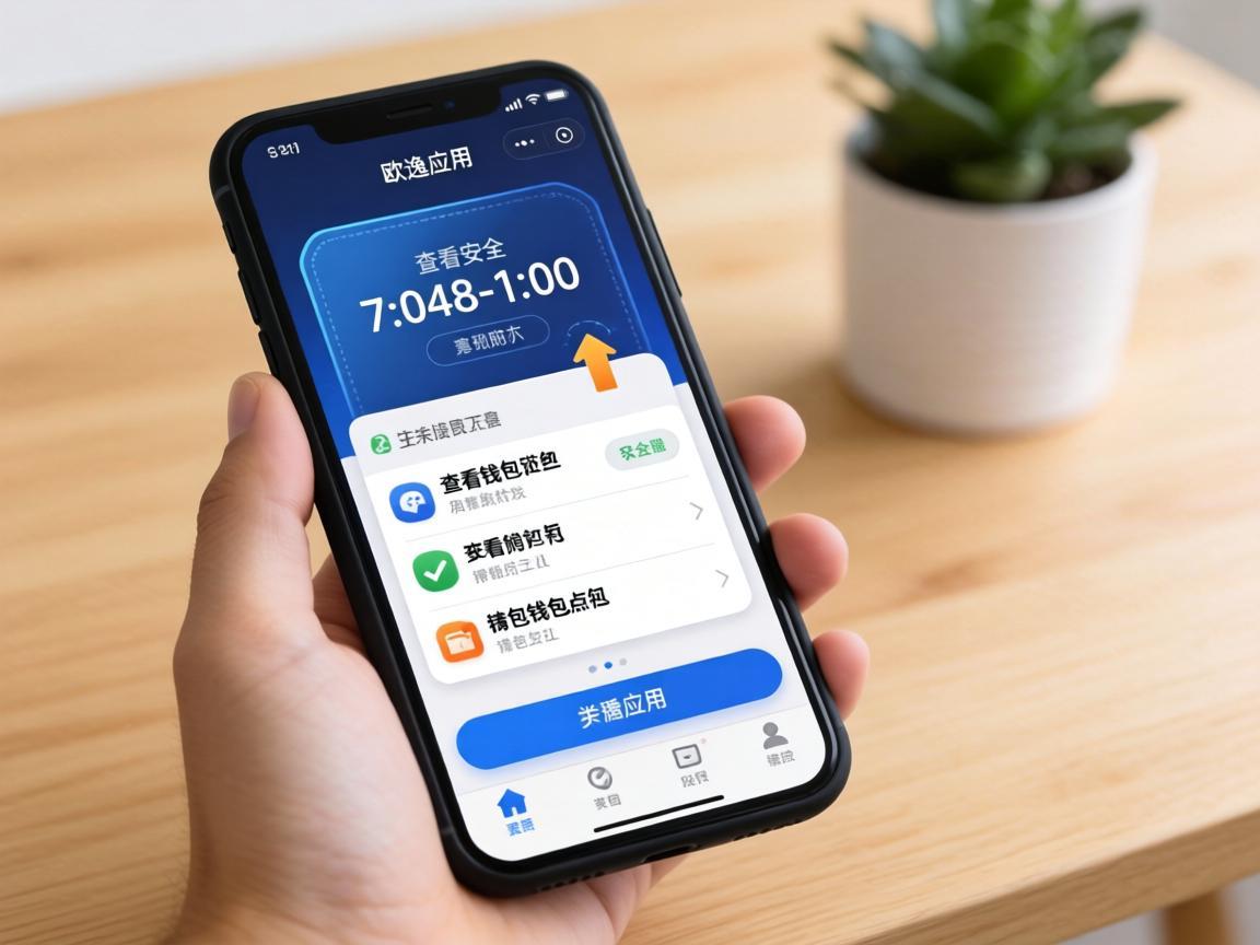 如何通过手机欧逸应用安全地查看钱包地址
