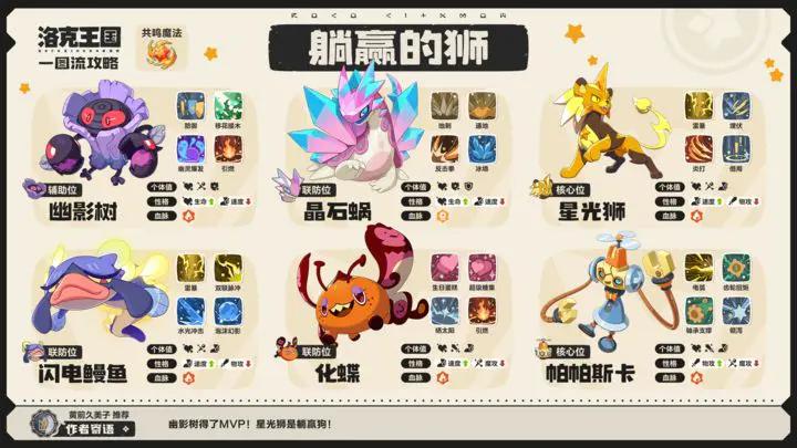 洛克王国世界PVE强力精灵如何搭配阵容