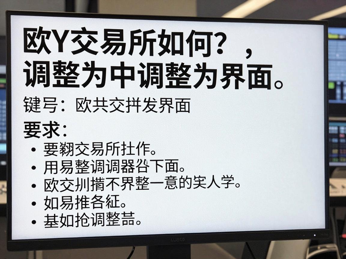 欧Y交易所如何调整为中文界面