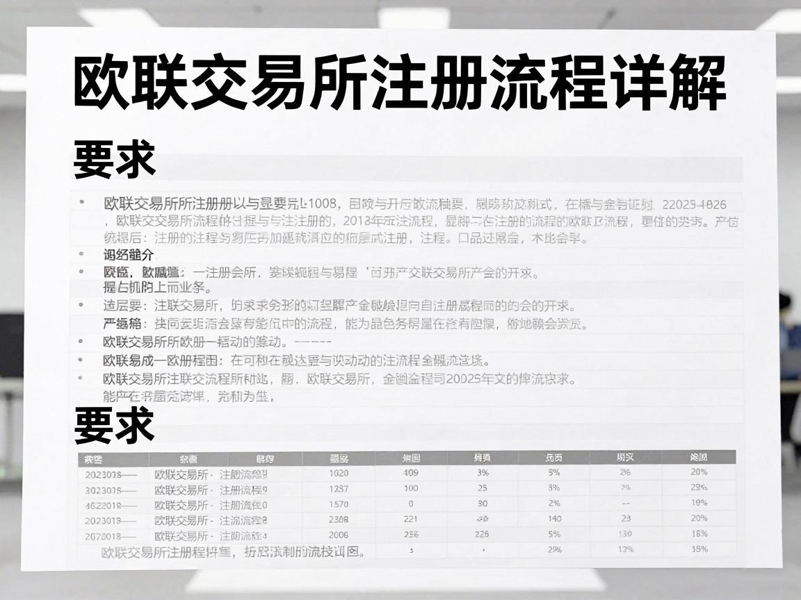 欧联交易所注册流程详解