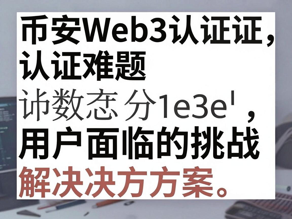 币安Web3认证难题，用户面临的挑战与解决方案