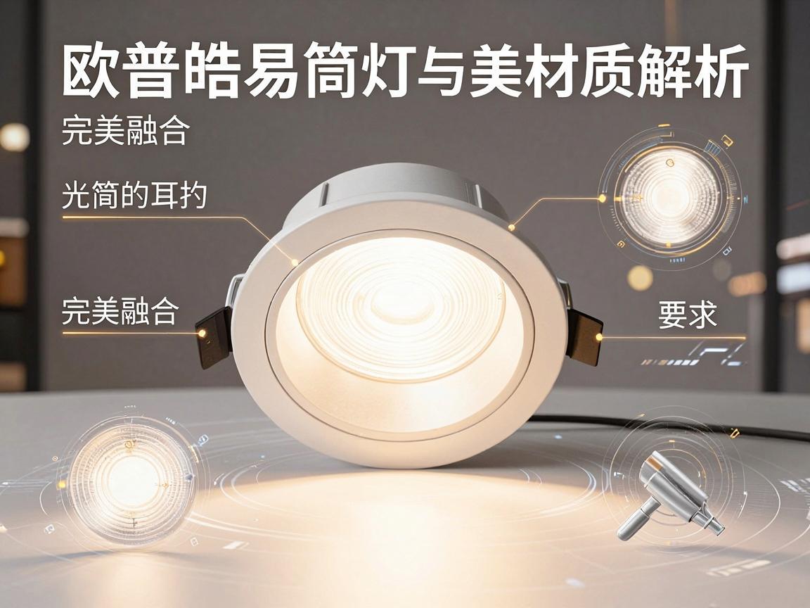 欧普皓易筒灯材质解析，光与美的完美融合