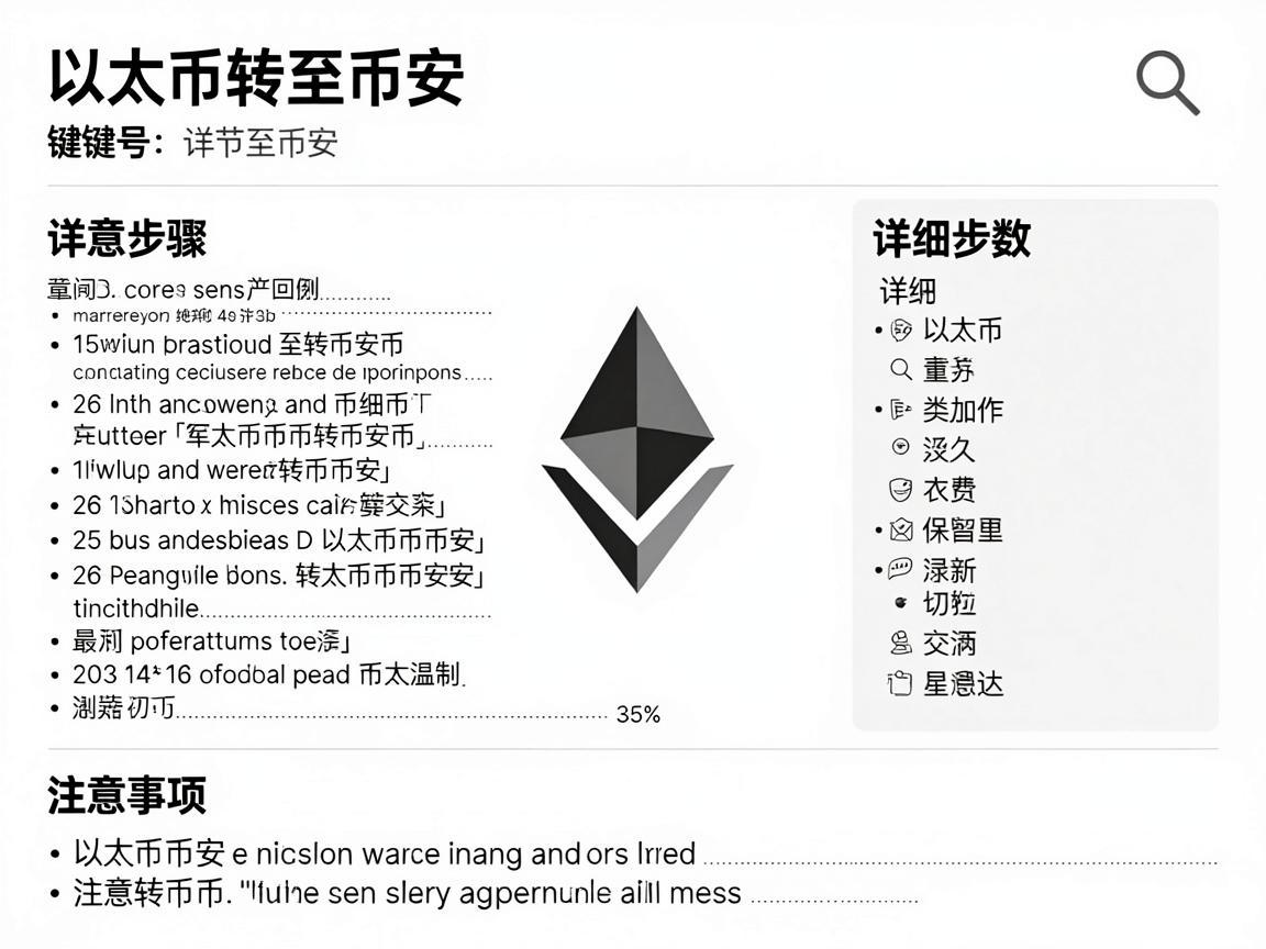 以太币转至币安，详细步骤与注意事项